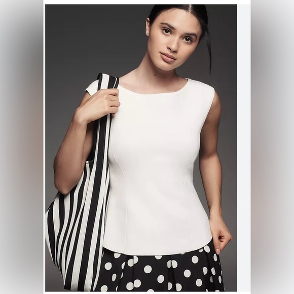 Anthropologie Tops - Anthropologie  Maeve Sweater Knit Boatneck top XL NWT minimalist